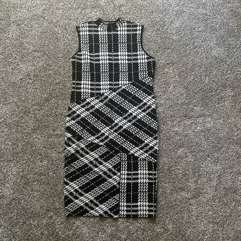 New York & Company plaid midi dress